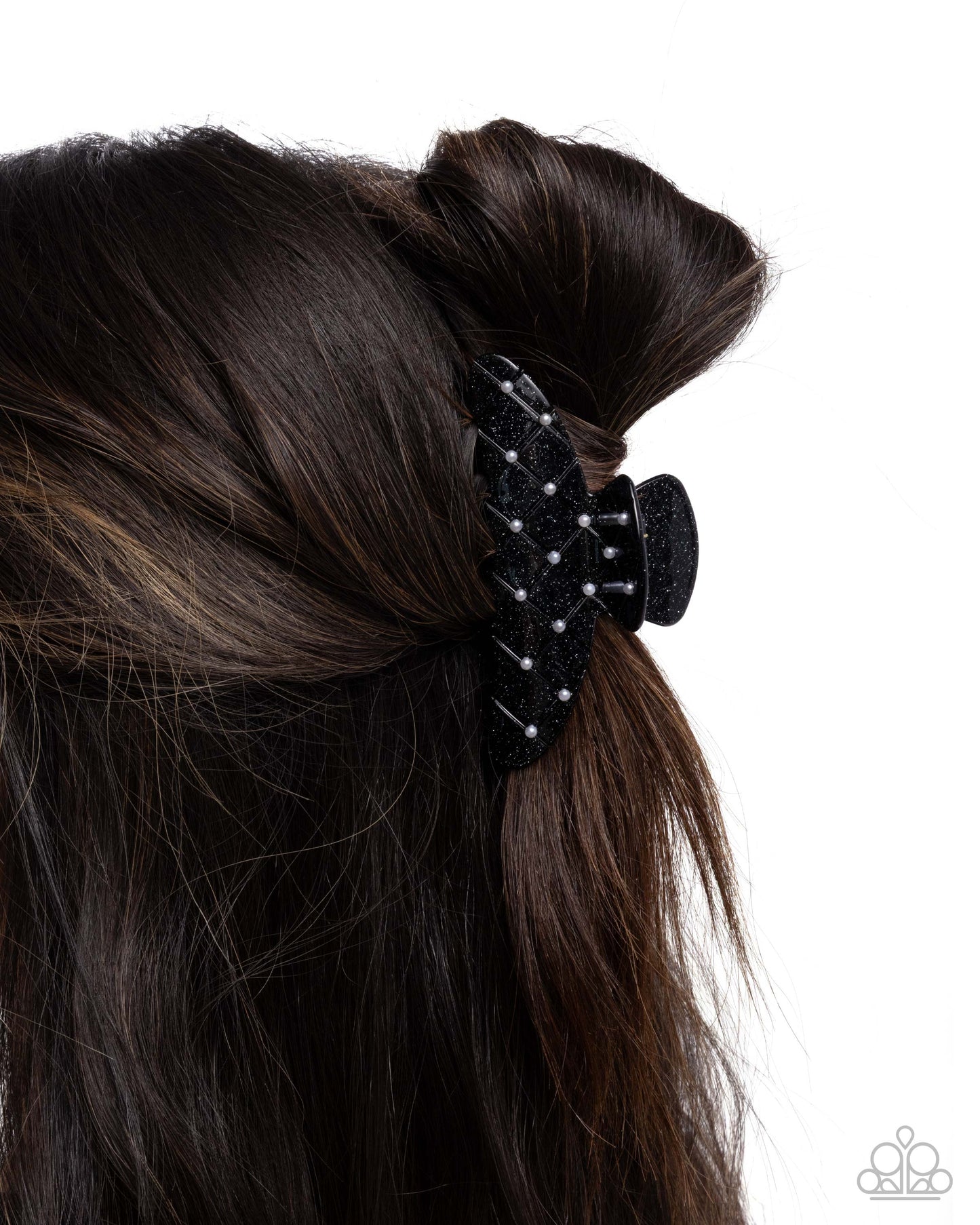 Precise Pearls - black - Paparazzi hair clip