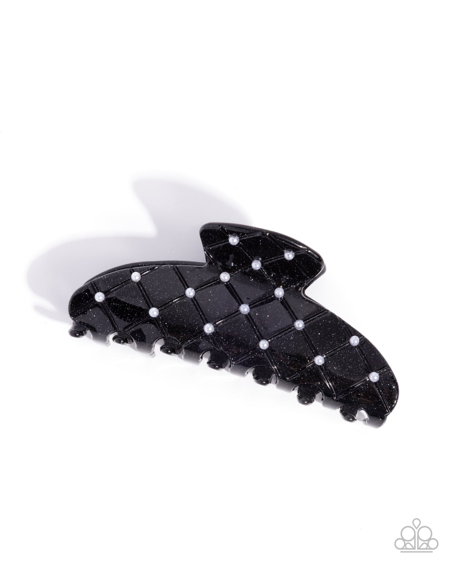 Precise Pearls - black - Paparazzi hair clip