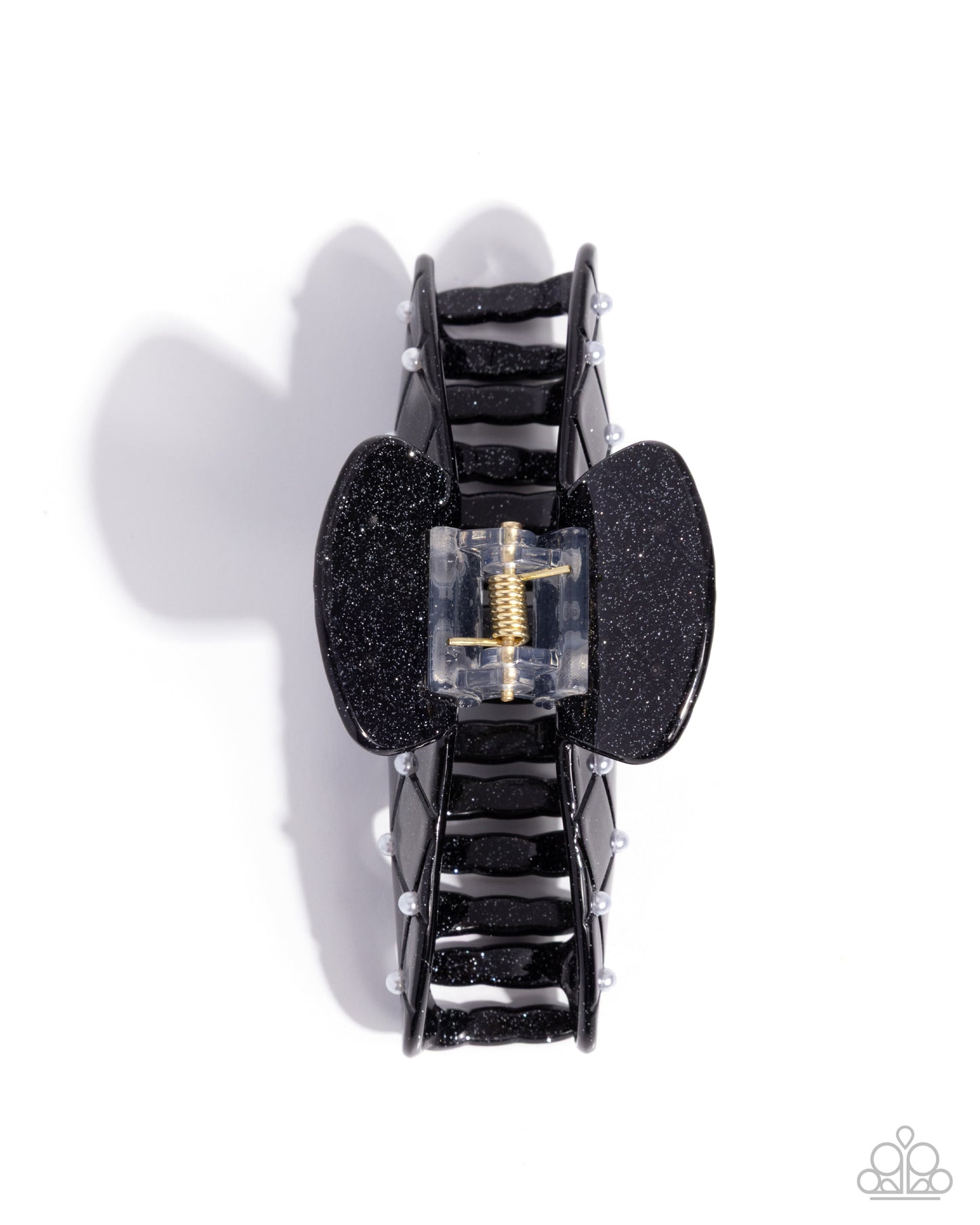Precise Pearls - black - Paparazzi hair clip