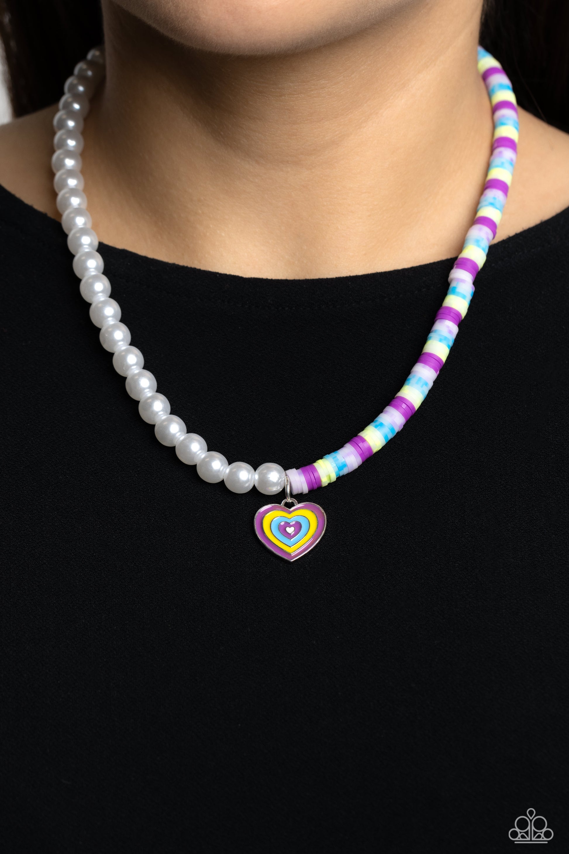Precise Psychedelic - purple - Paparazzi necklace