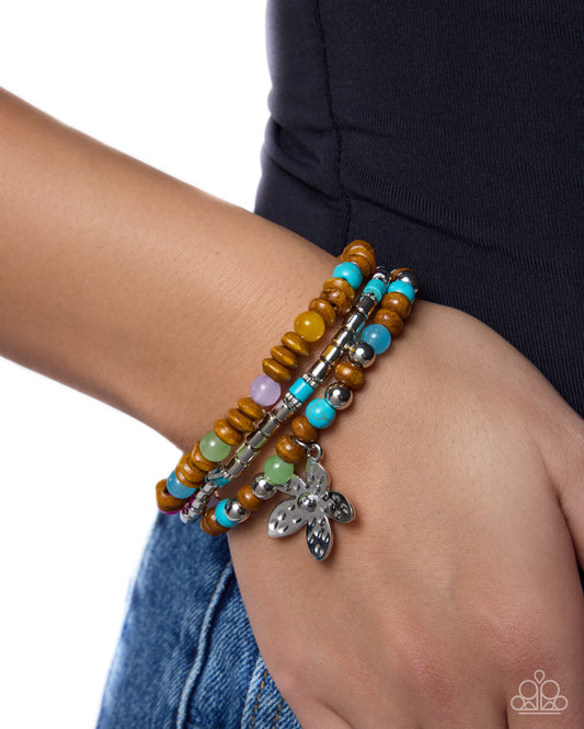 Preferred Polish - blue - Paparazzi bracelet
