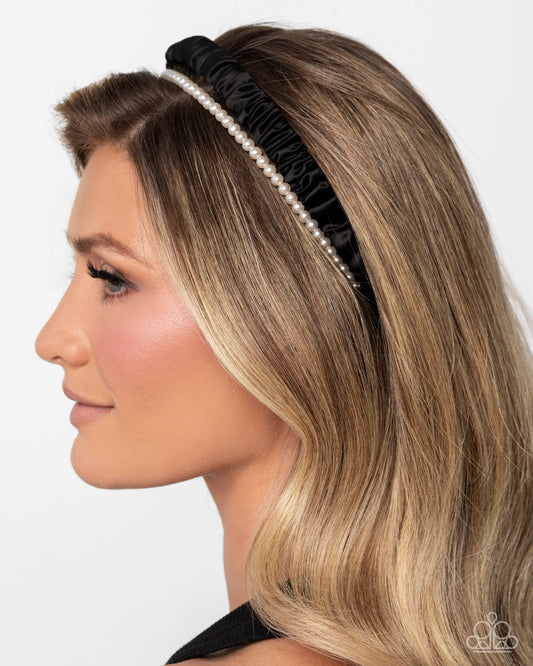 Preppy Palooza - black - Paparazzi headband