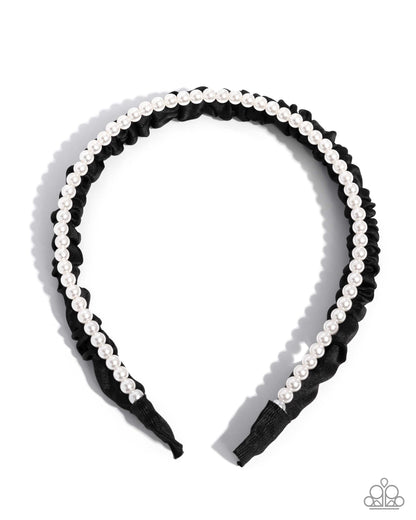 Preppy Palooza - black - Paparazzi headband