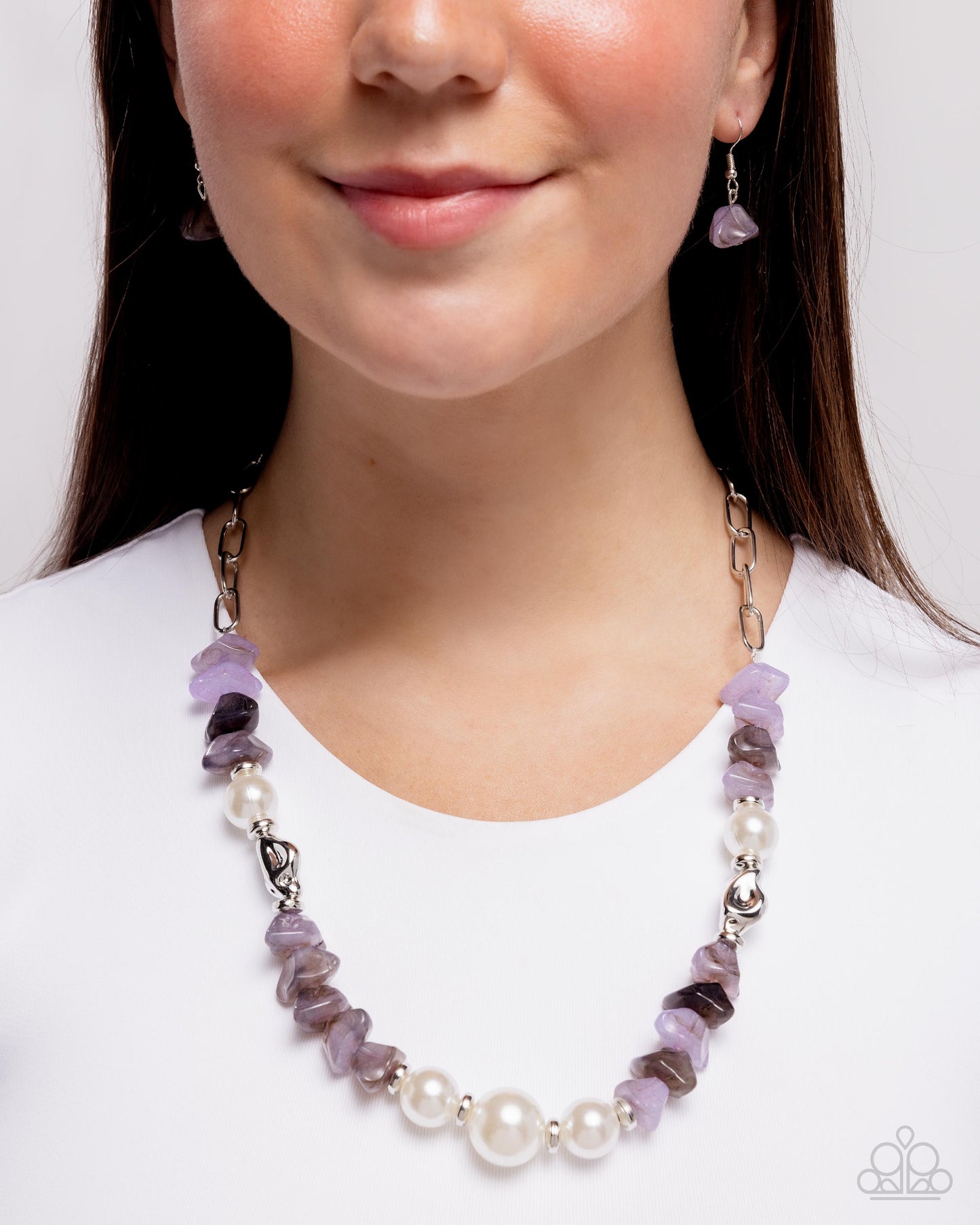 Presto Pearls - purple - Paparazzi necklace