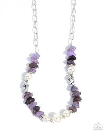 Presto Pearls - purple - Paparazzi necklace
