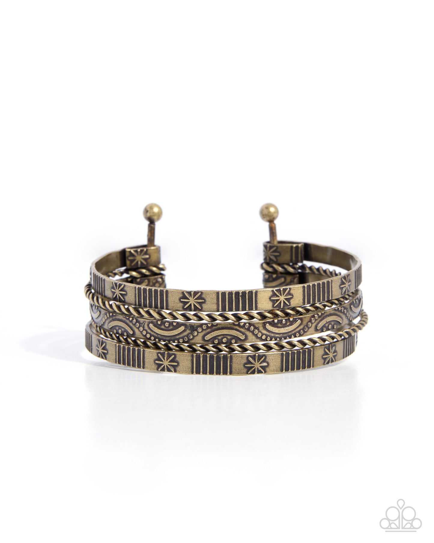 Pretty Philosophy - brass - Paparazzi bracelet