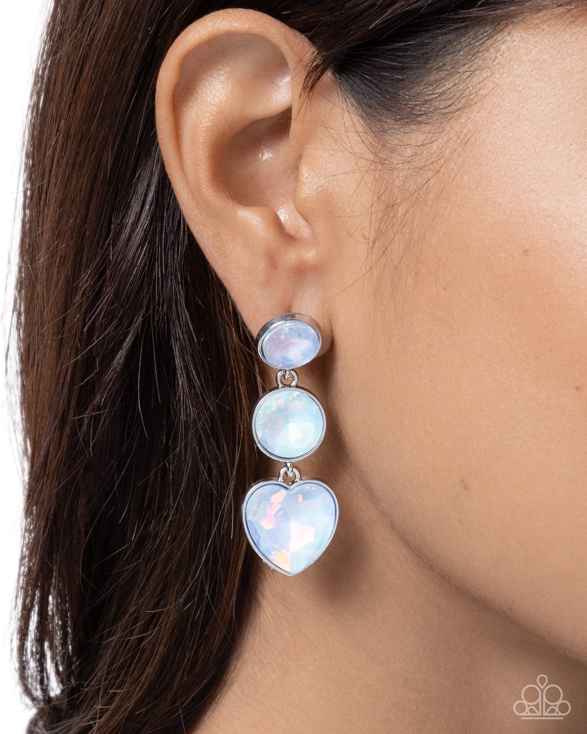 Pretty Poised - blue - Paparazzi earrings