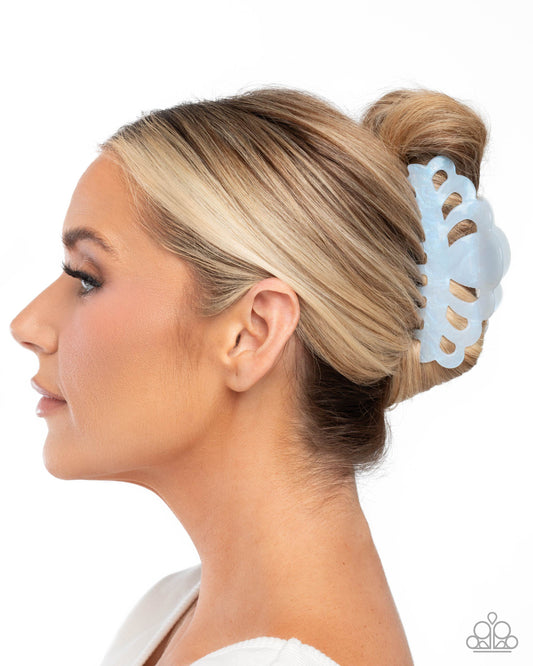 Princess Pizzazz - blue - Paparazzi hair clip