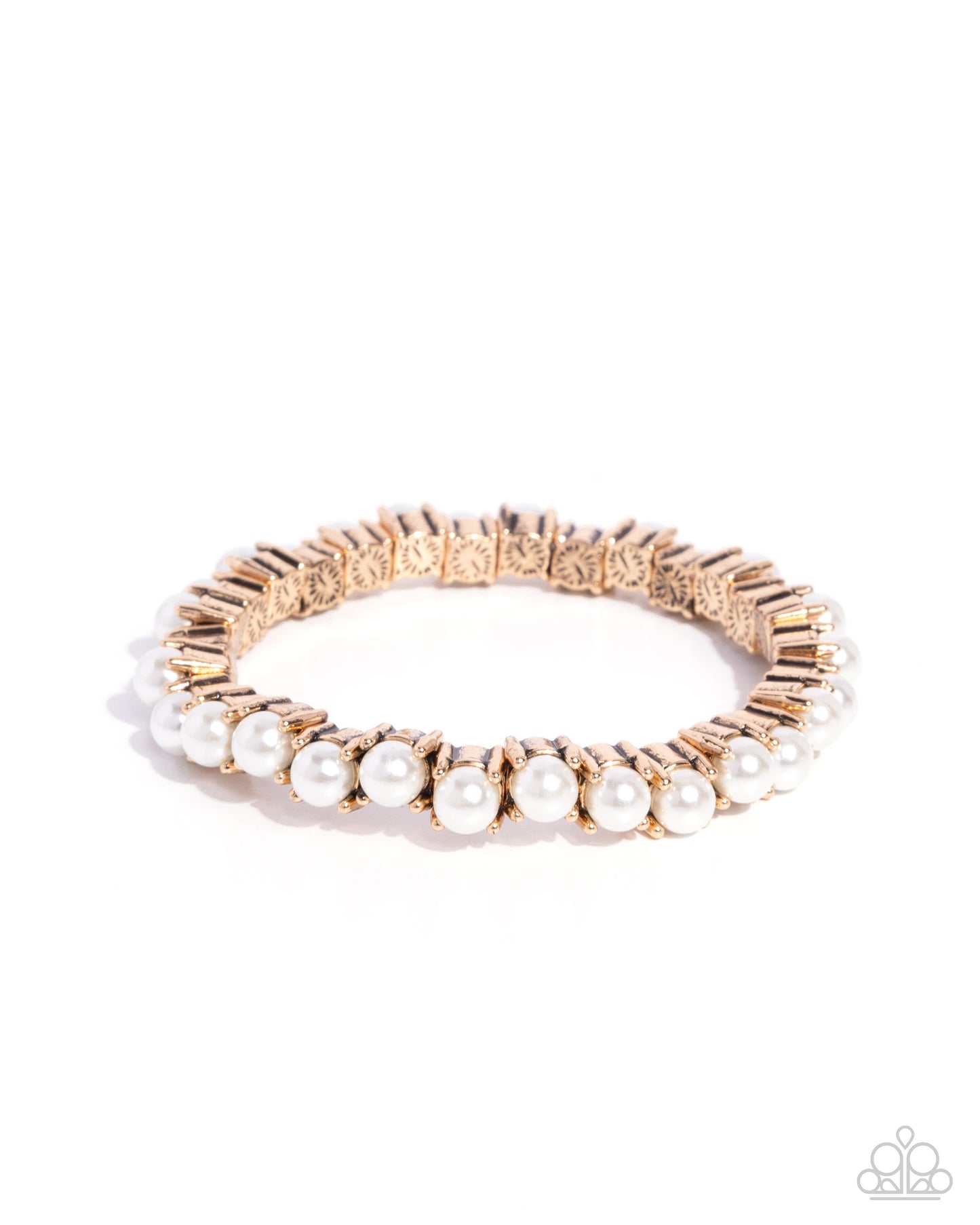 Principal Pearls - gold - Paparazzi bracelet