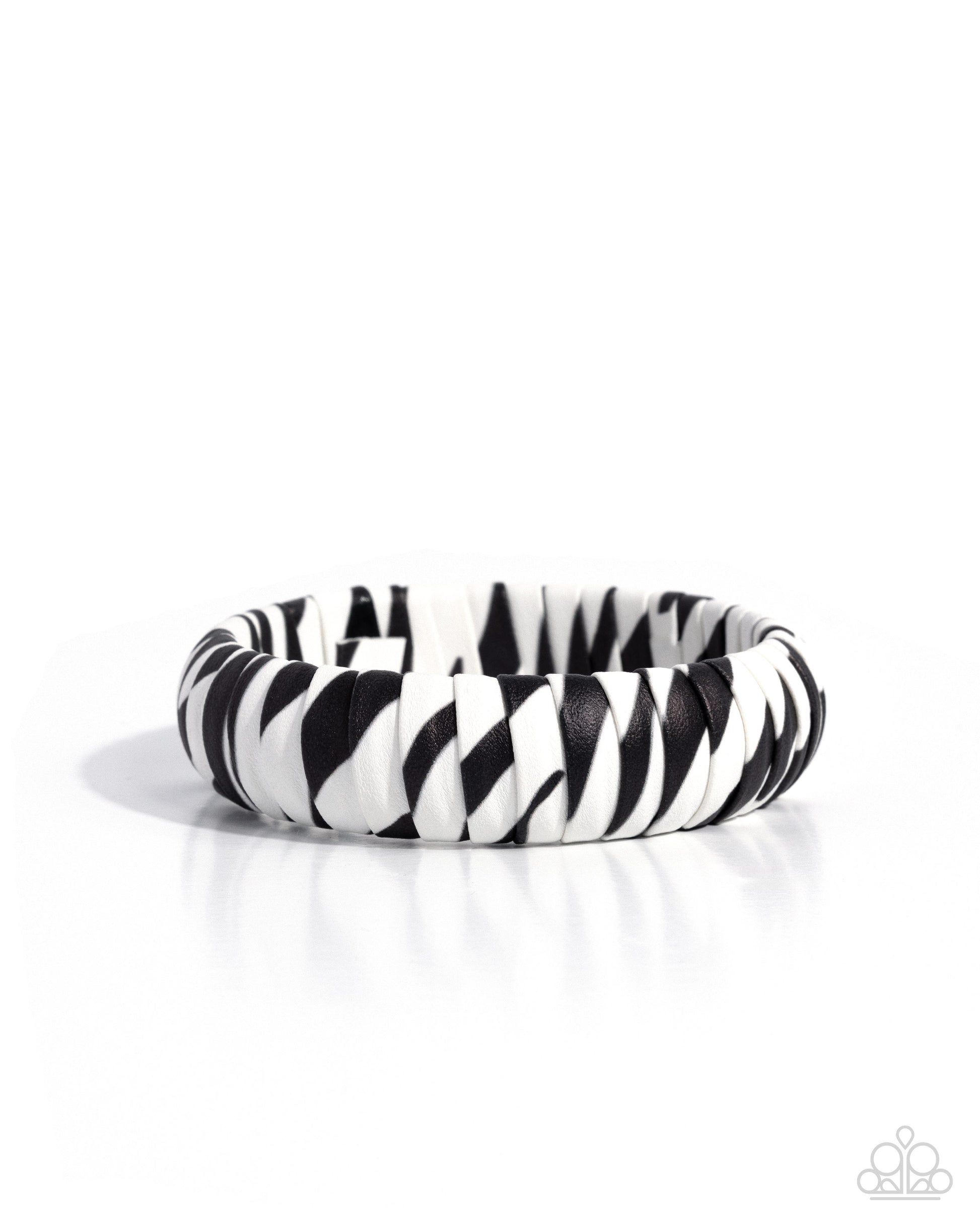 Printed Pattern - black - Paparazzi bracelet