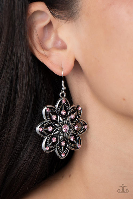 Prismatic Perennial - pink - Paparazzi earrings