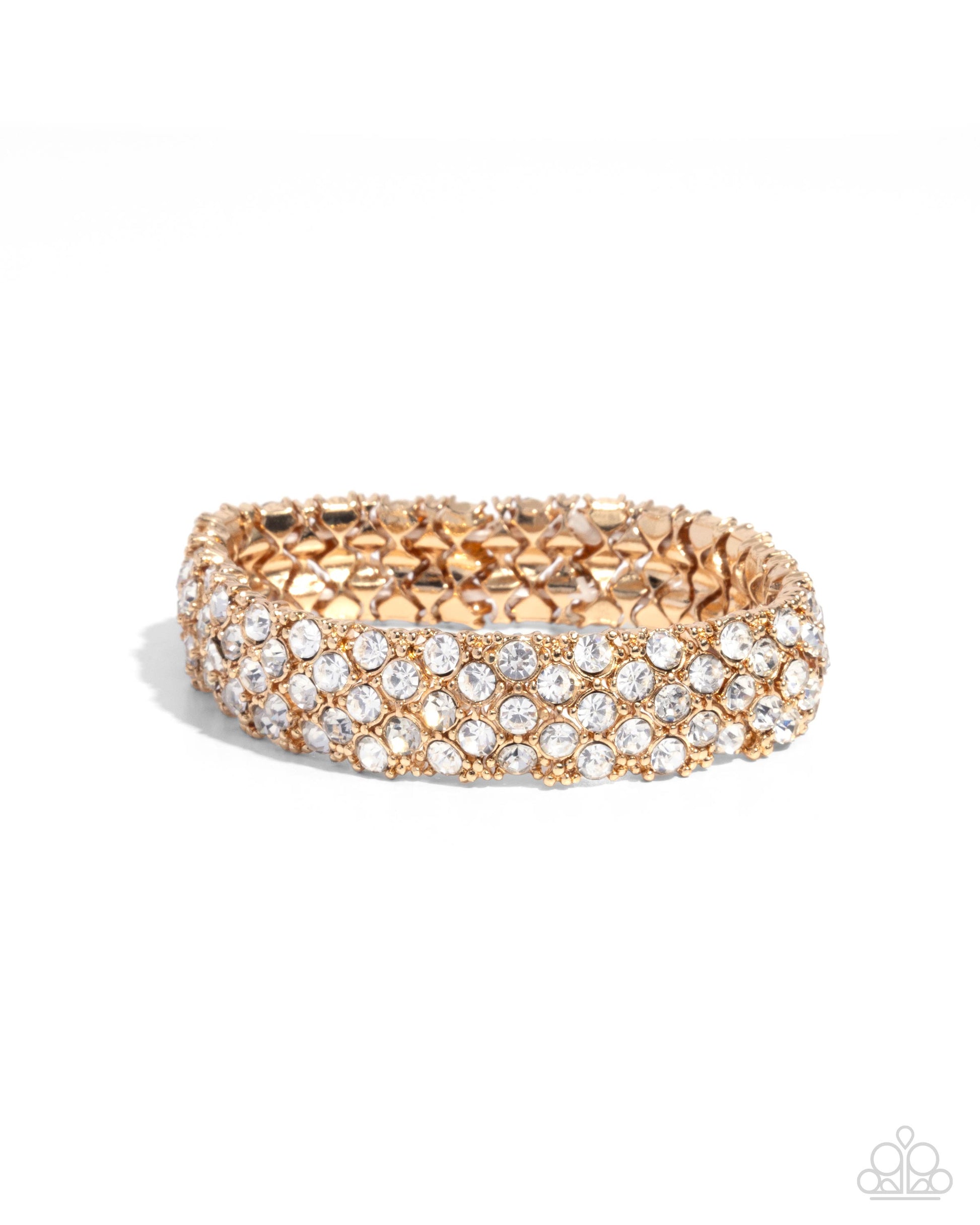 Prismatic Perspective - gold - Paparazzi bracelet