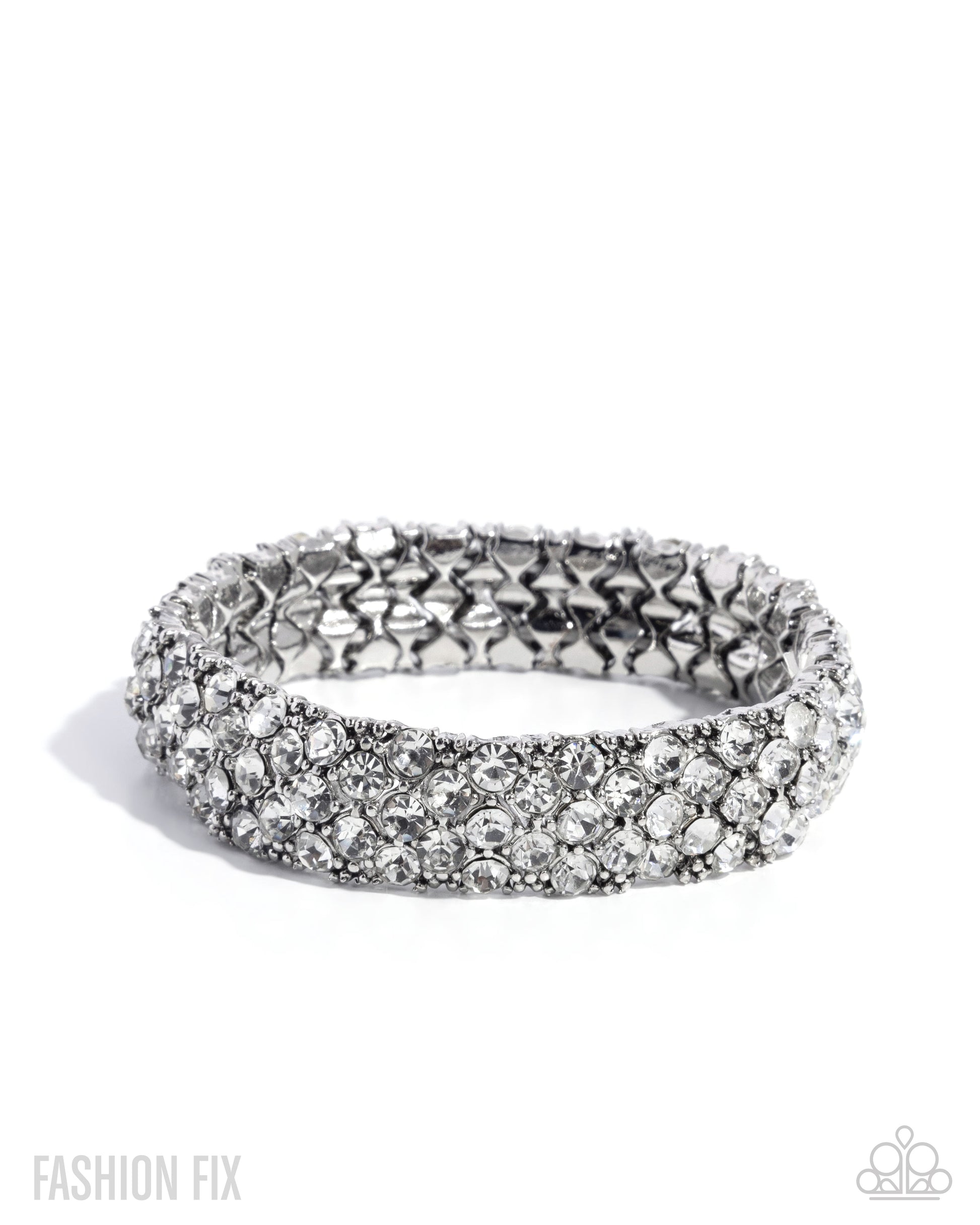 Prismatic Perspective - white - Paparazzi bracelet