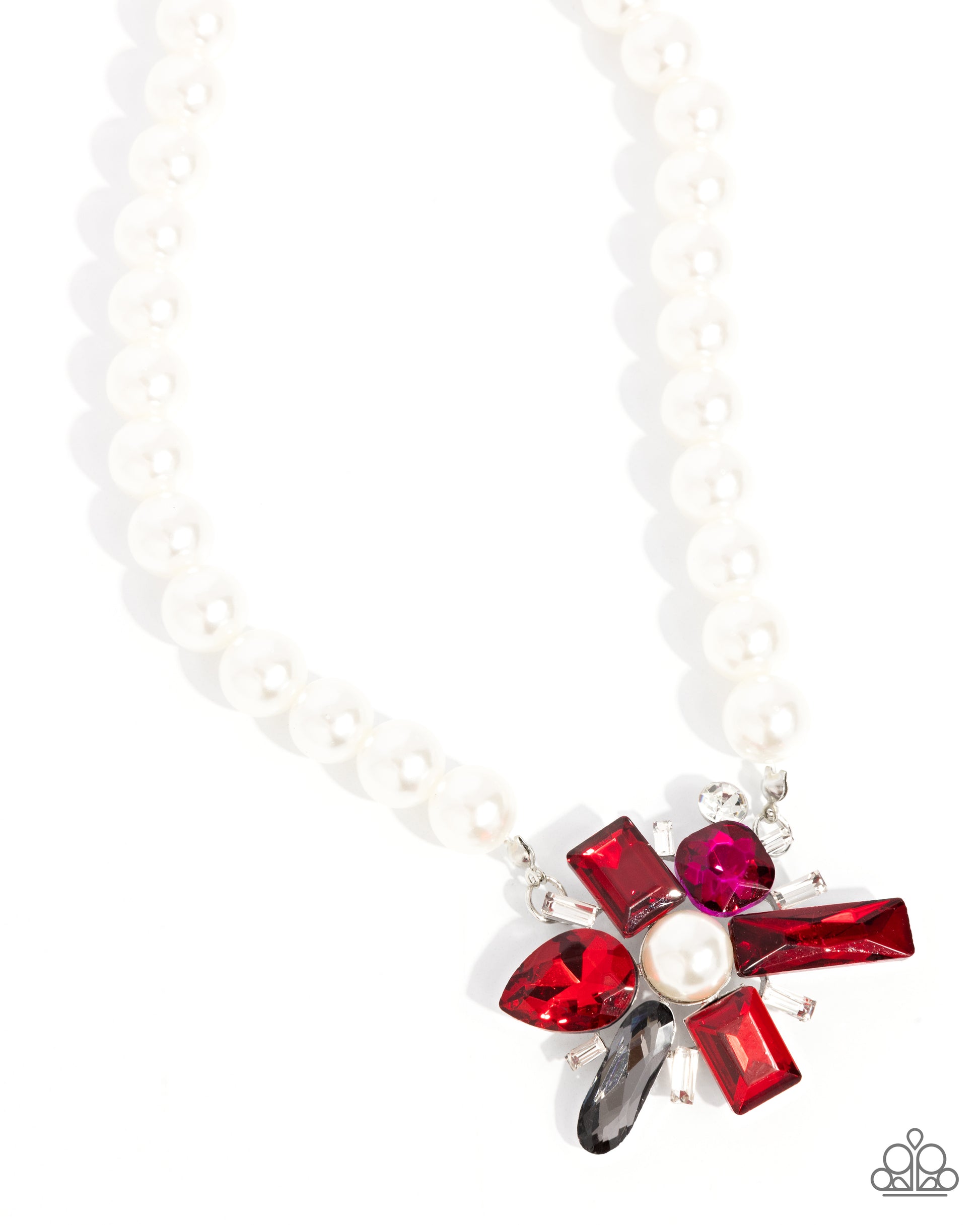 Prismatic Potential - red - Paparazzi necklace