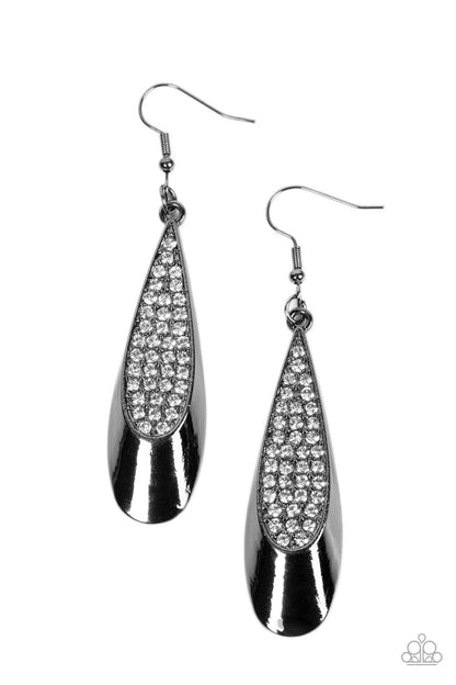 Prismatically Persuasive - black - Paparazzi earrings