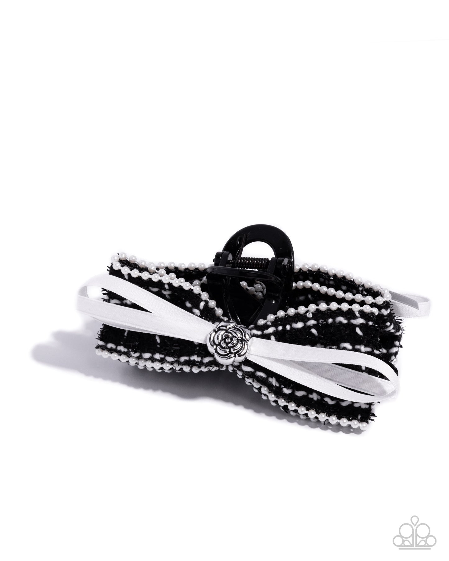 Private School - black - Paparazzi hair clip
