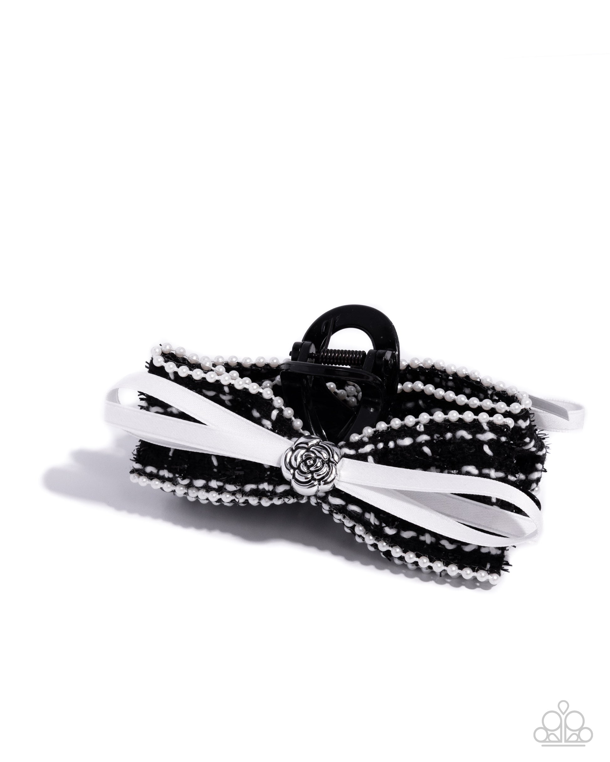 Private School - black - Paparazzi hair clip