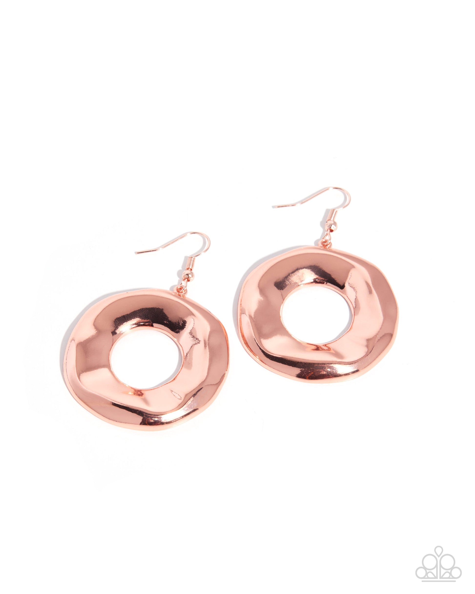 Prized Pact - copper - Paparazzi earrings