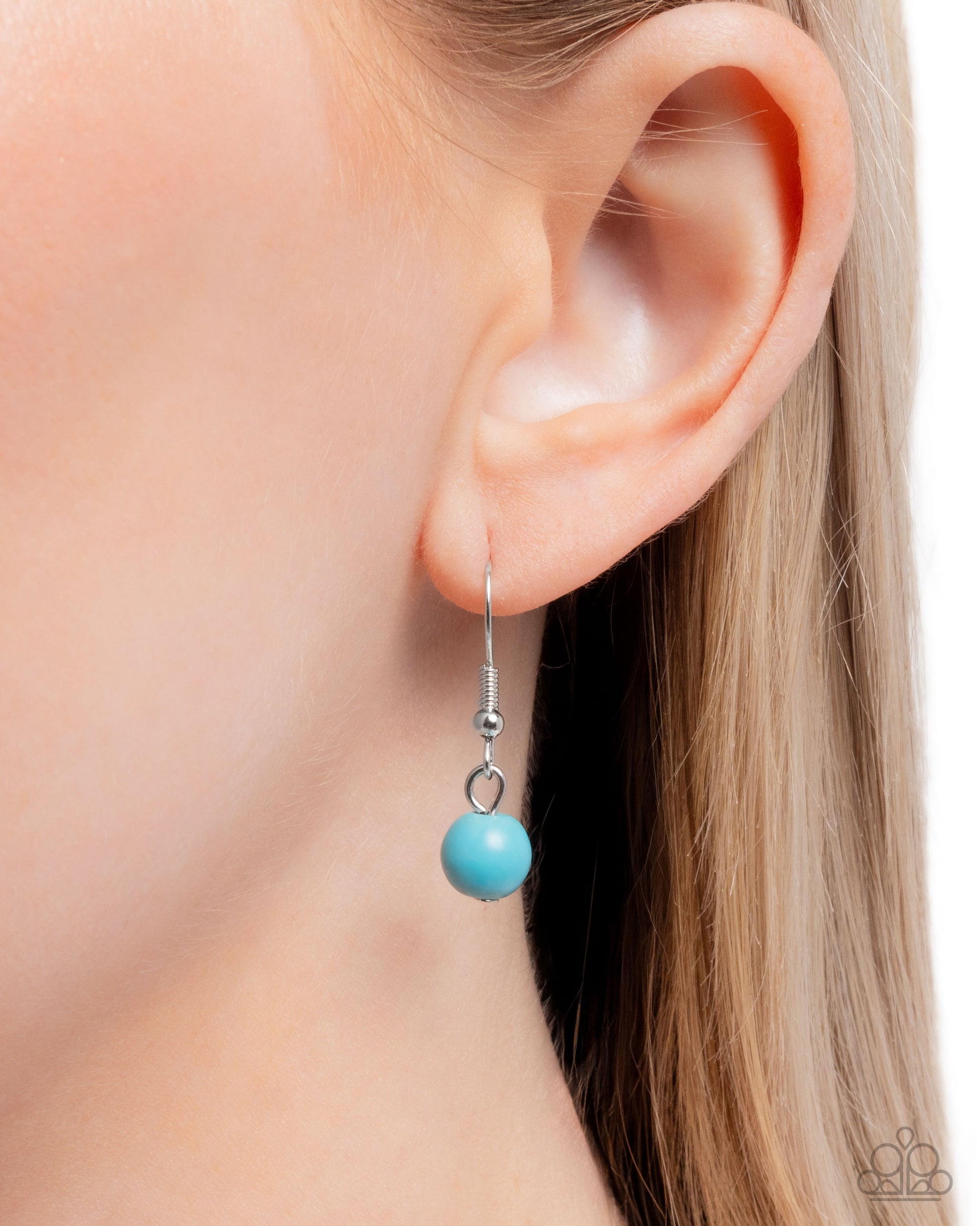 Prized Pendant - blue - Paparazzi necklace