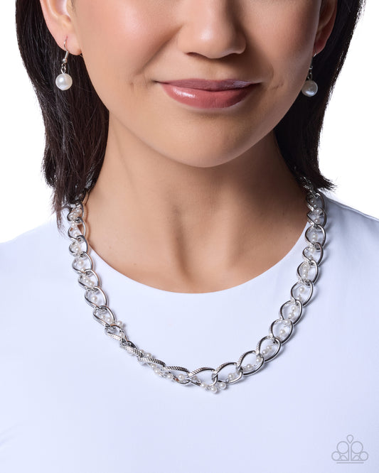 Professional Polish - white - Paparazzi necklace