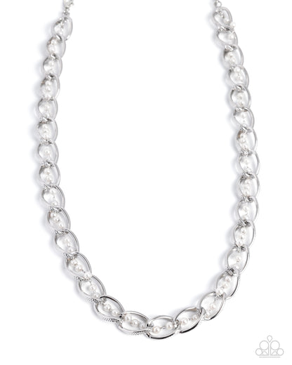 Professional Polish - white - Paparazzi necklace