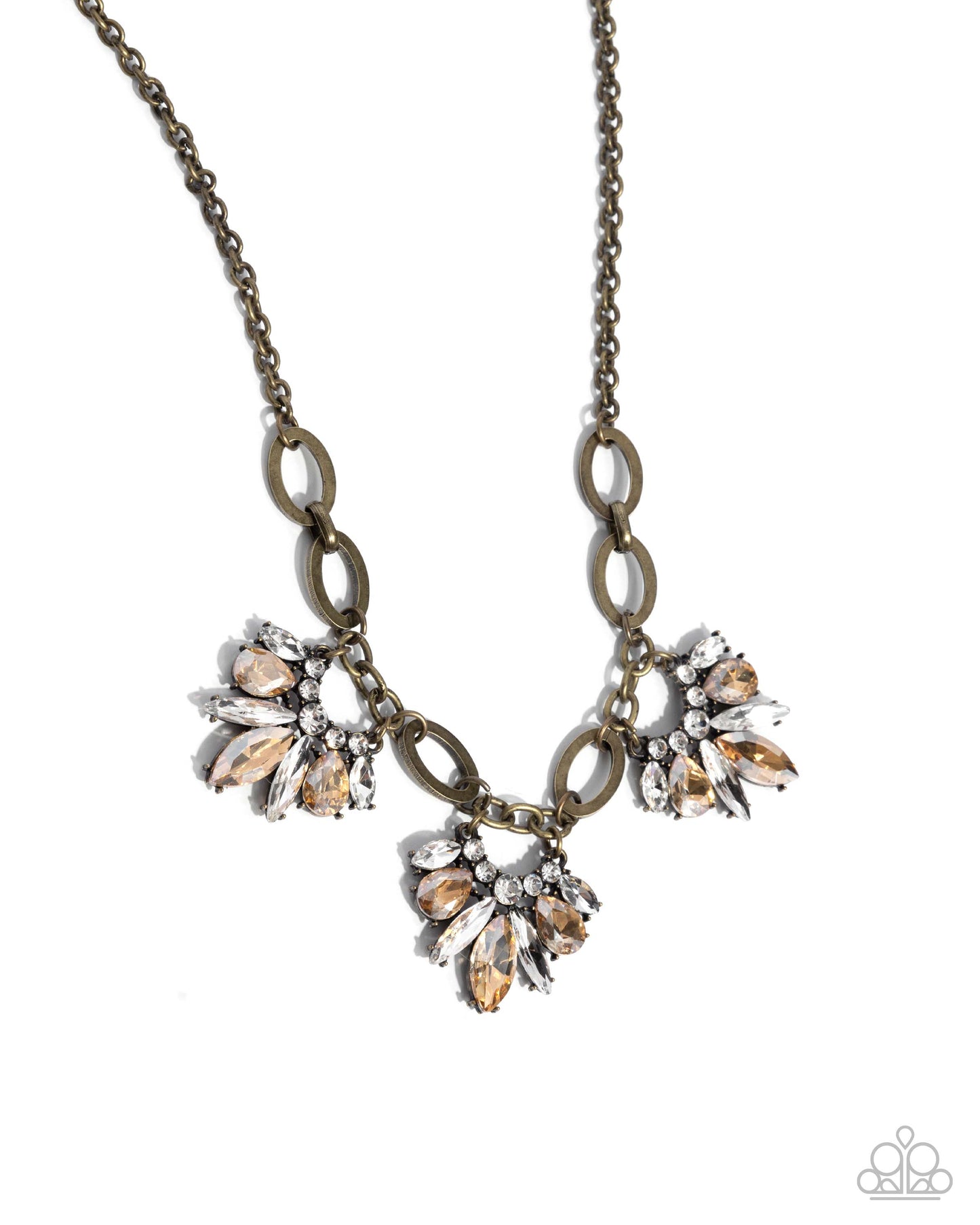 Professional Powerhouse - brass - Paparazzi necklace