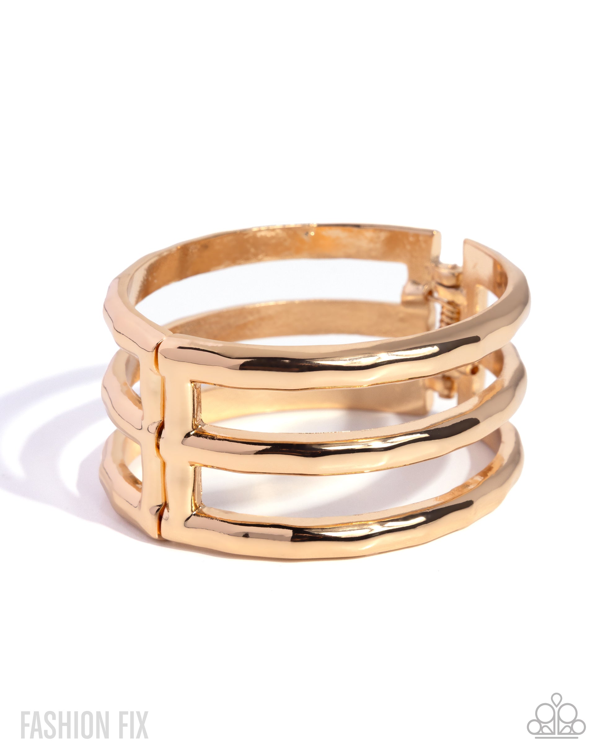 Prominent Personality - gold - Paparazzi bracelet