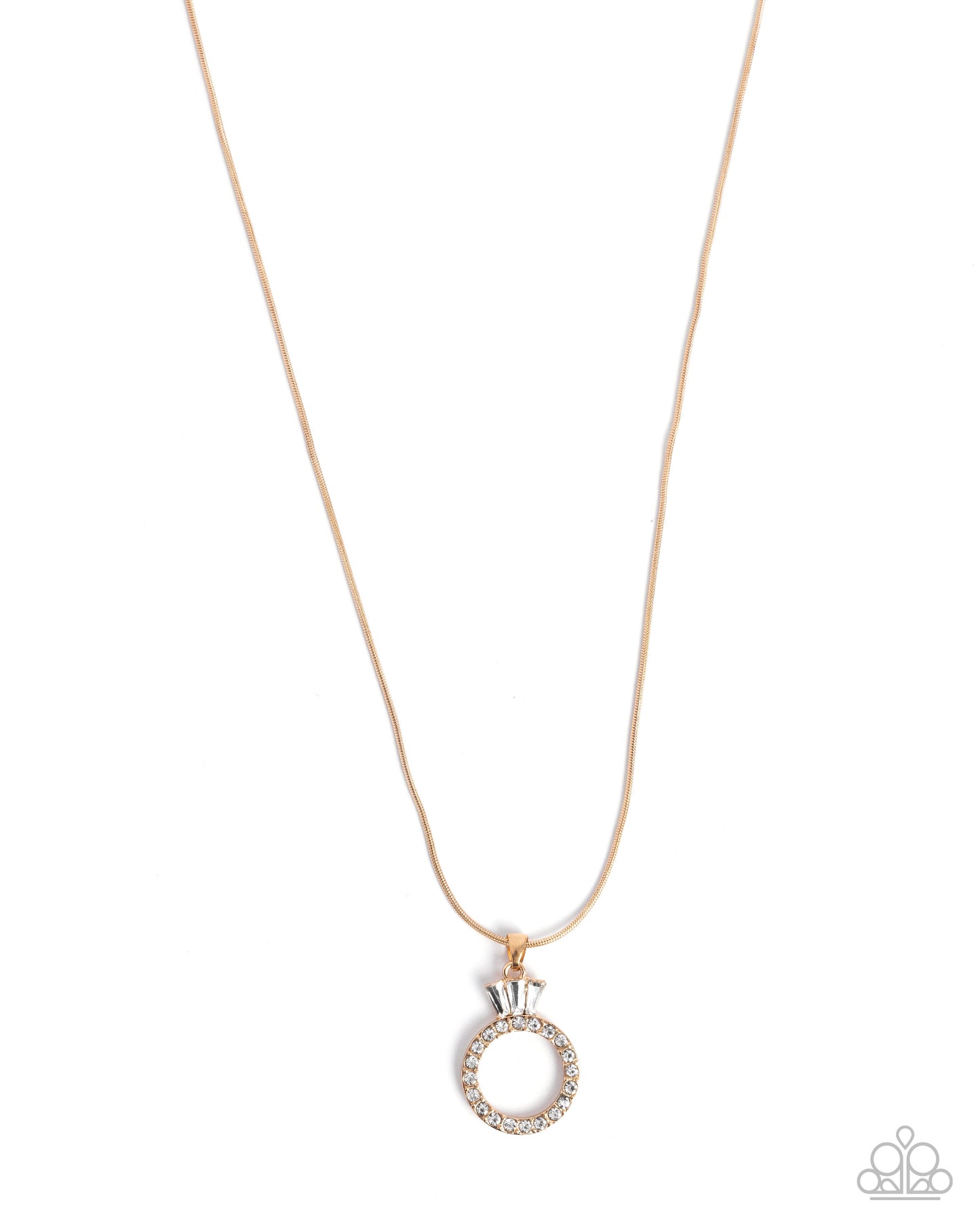 Promise Ring - gold - Paparazzi necklace