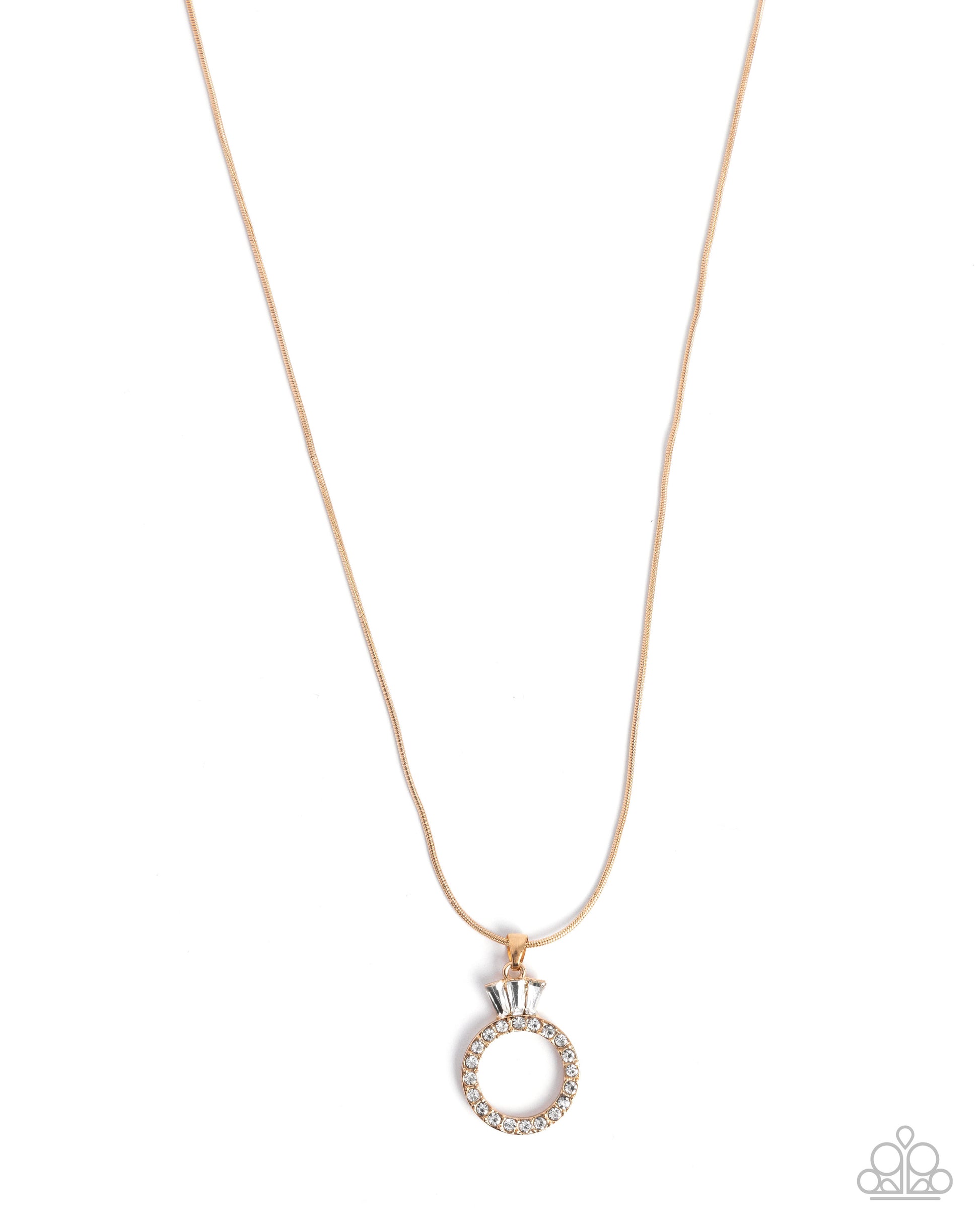 Promise Ring - gold - Paparazzi necklace
