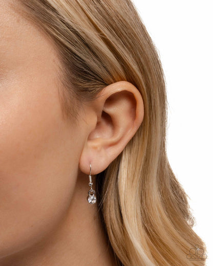 Promise Ring - white - Paparazzi necklace