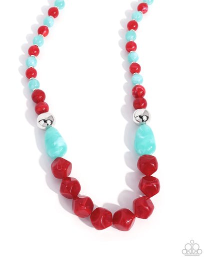 Promising Profession - red - Paparazzi necklace