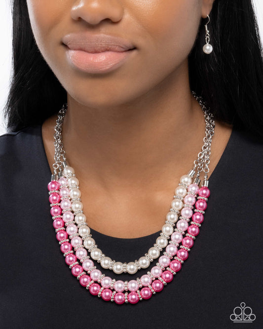 Promising Promenade - pink - Paparazzi necklace