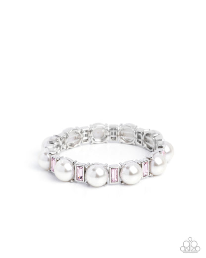 Pronged Palace - pink - Paparazzi bracelet