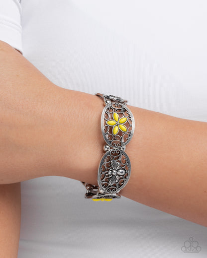 Proud Perennial - yellow - Paparazzi bracelet