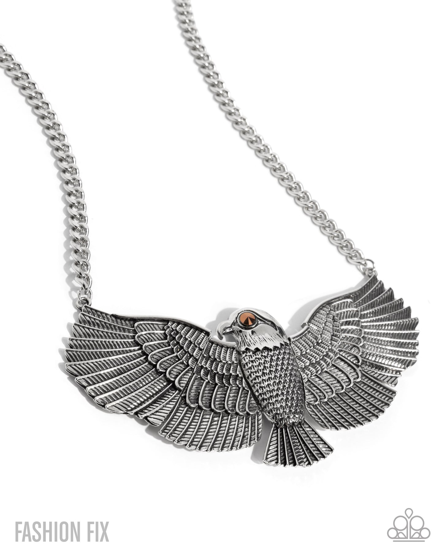 Proud as an Eagle's Scream - silver - Paparazzi necklace