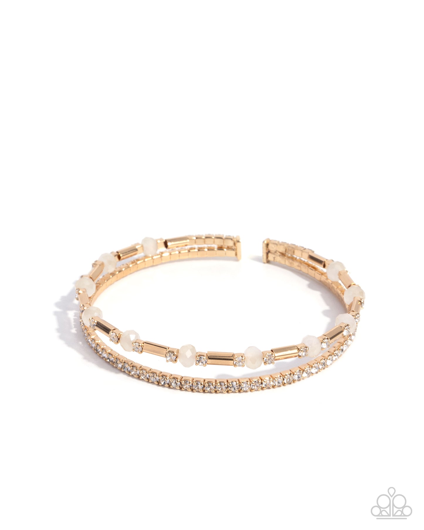 Publicity Pizzazz - gold - Paparazzi bracelet