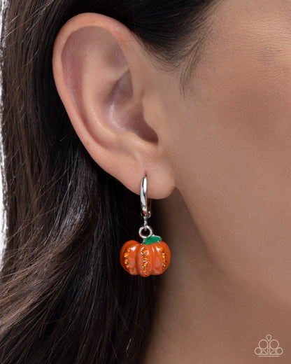 Pumpkin Pageantry - orange - Paparazzi earrings