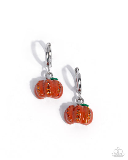 Pumpkin Pageantry - orange - Paparazzi earrings