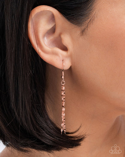 Pumpkin Patch - copper - Paparazzi necklace