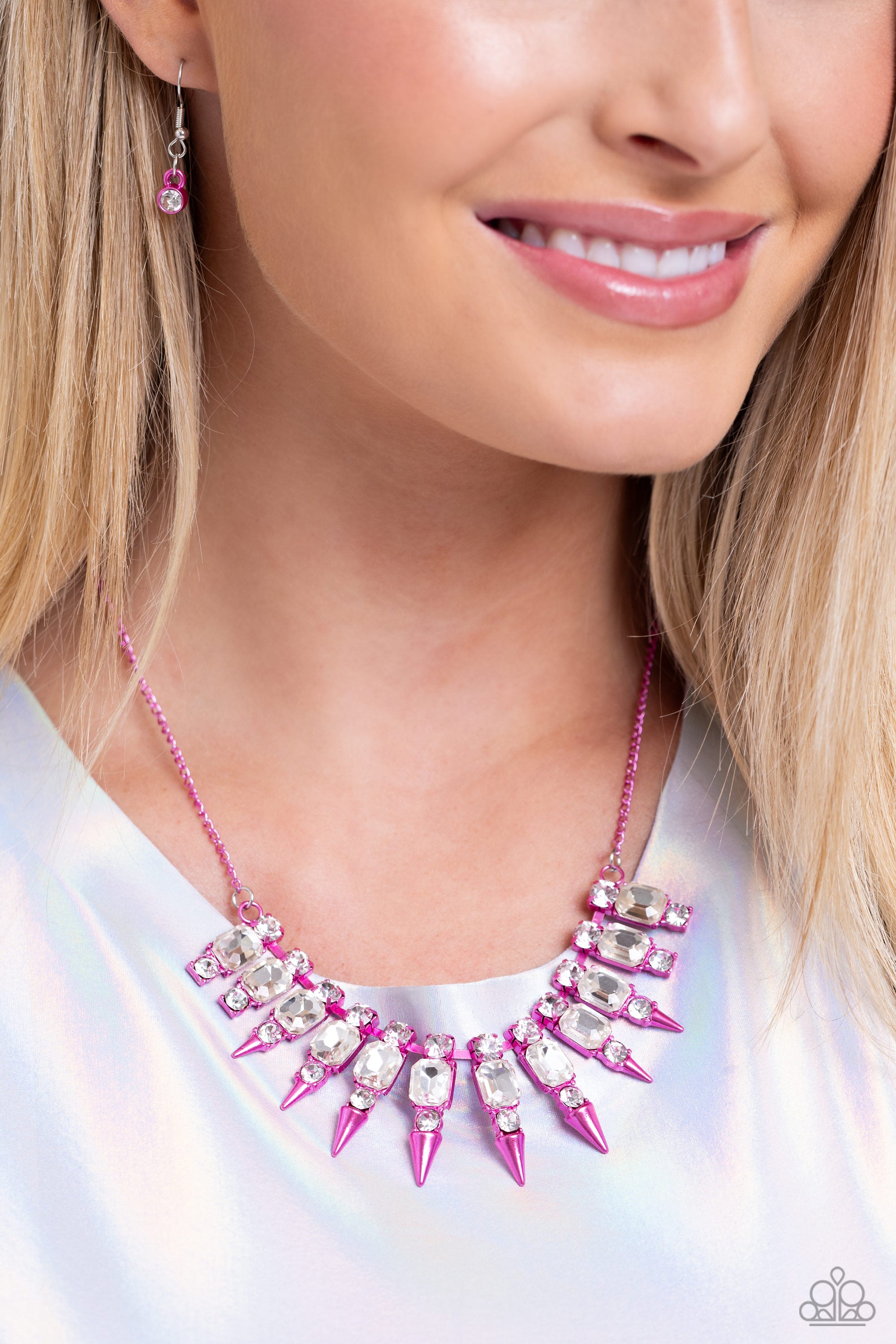 Punk Passion - pink - Paparazzi necklace – JewelryBlingThing