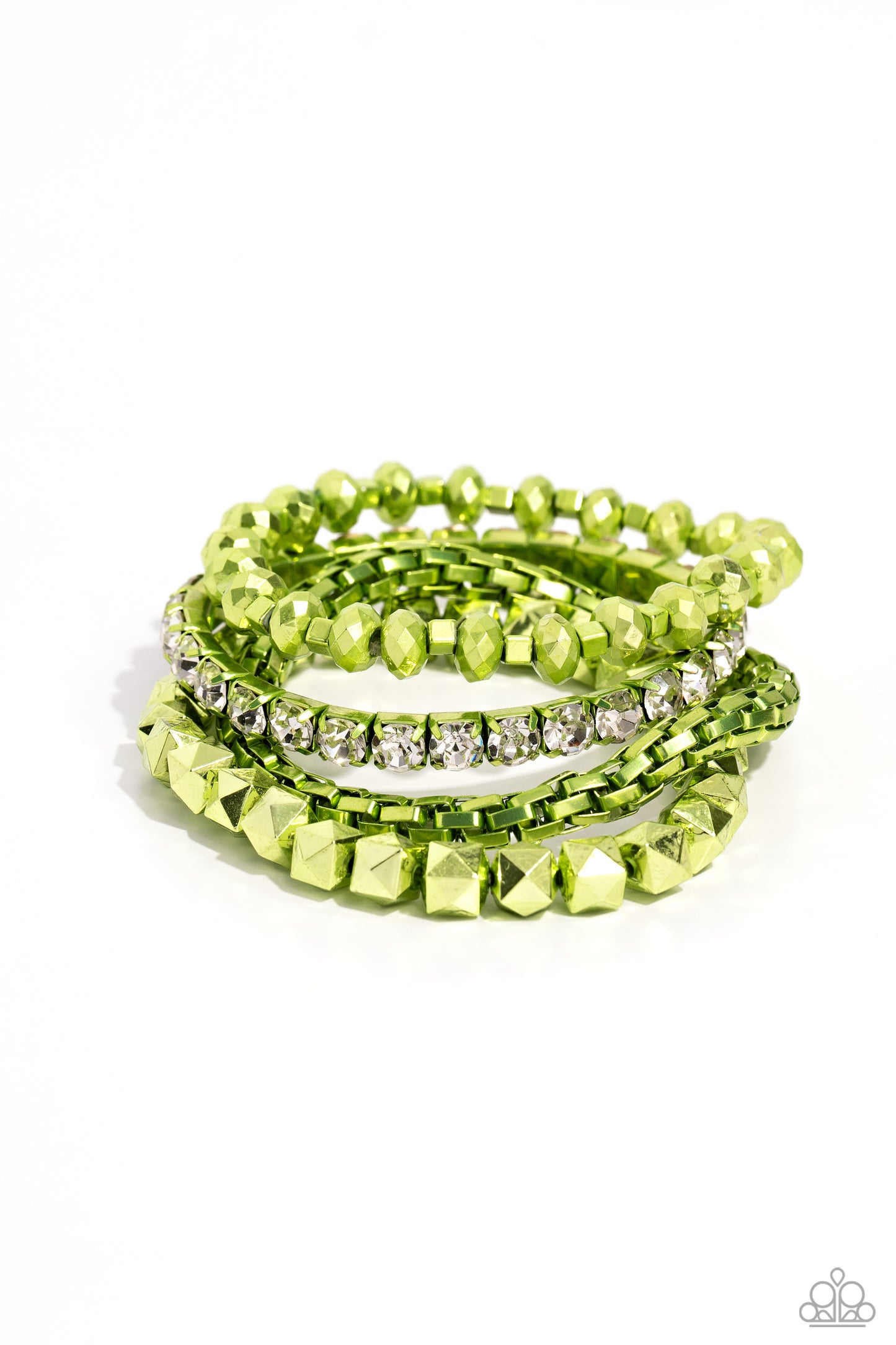 Punk Pattern - green - Paparazzi bracelet