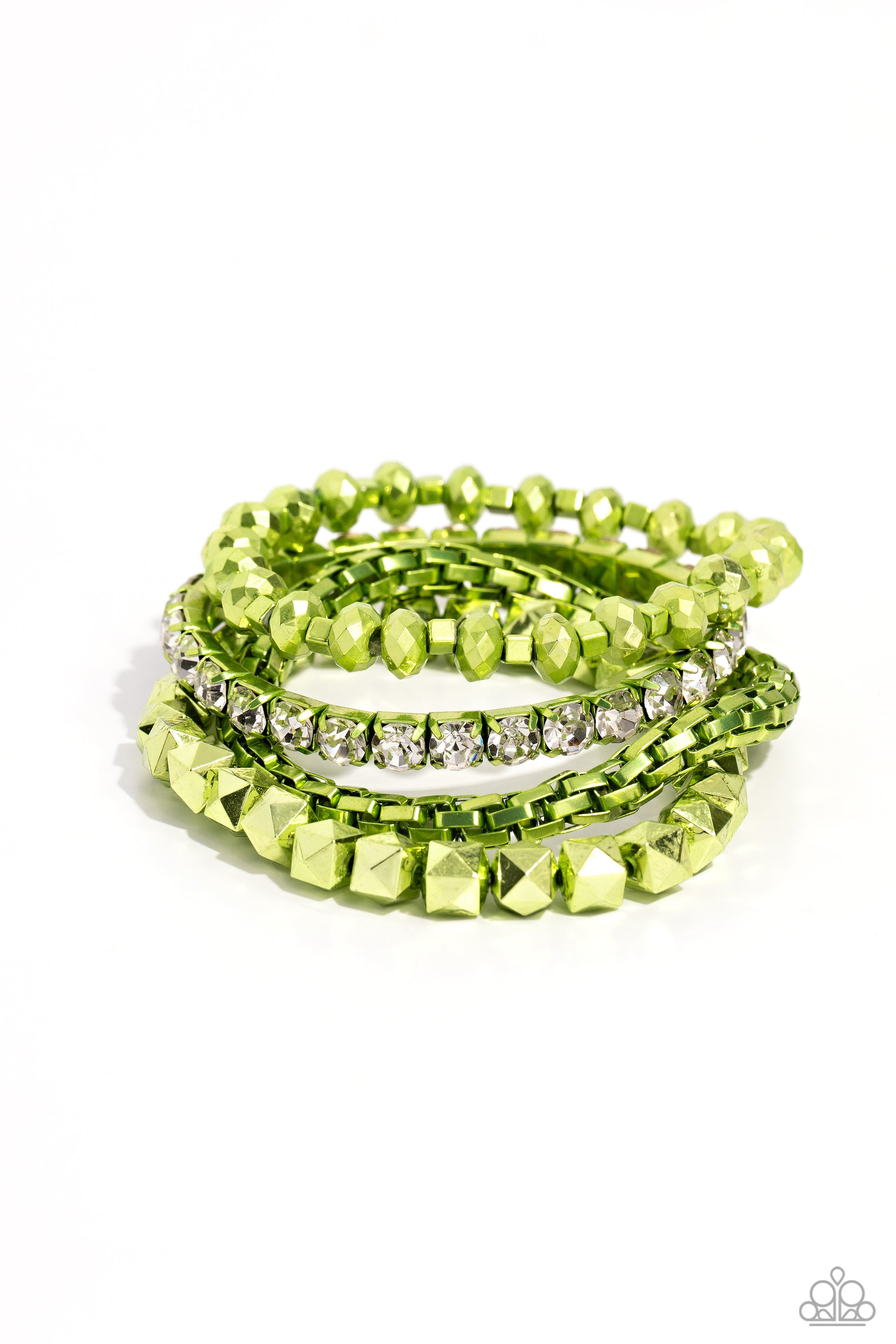 Punk Pattern - green - Paparazzi bracelet