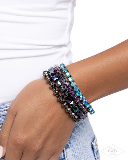 Punk Pattern - multi - Paparazzi bracelet