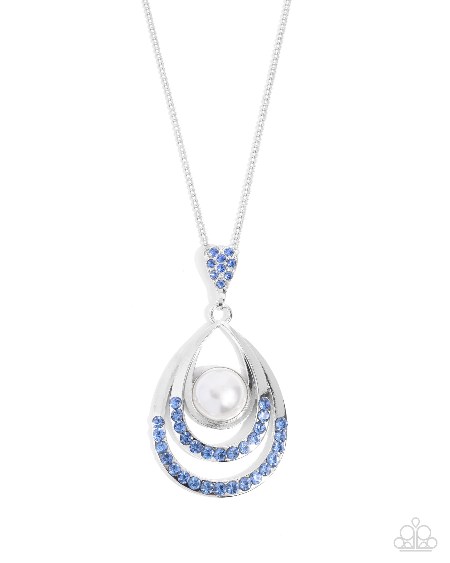 Pure Pearls - blue - Paparazzi necklace