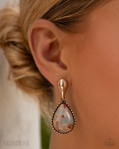 Pure Prize - multi - Paparazzi earrings