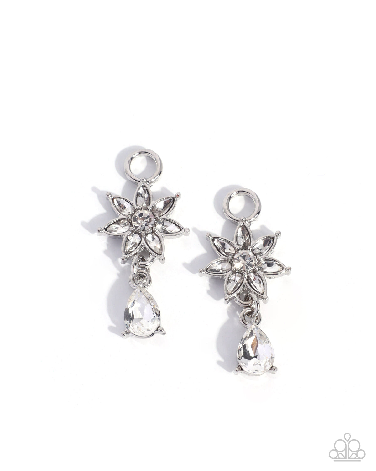 Pursuing Polish - white - Paparazzi earring charms