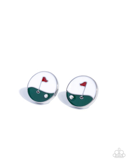 Putting on the Green - multi - Paparazzi earrings