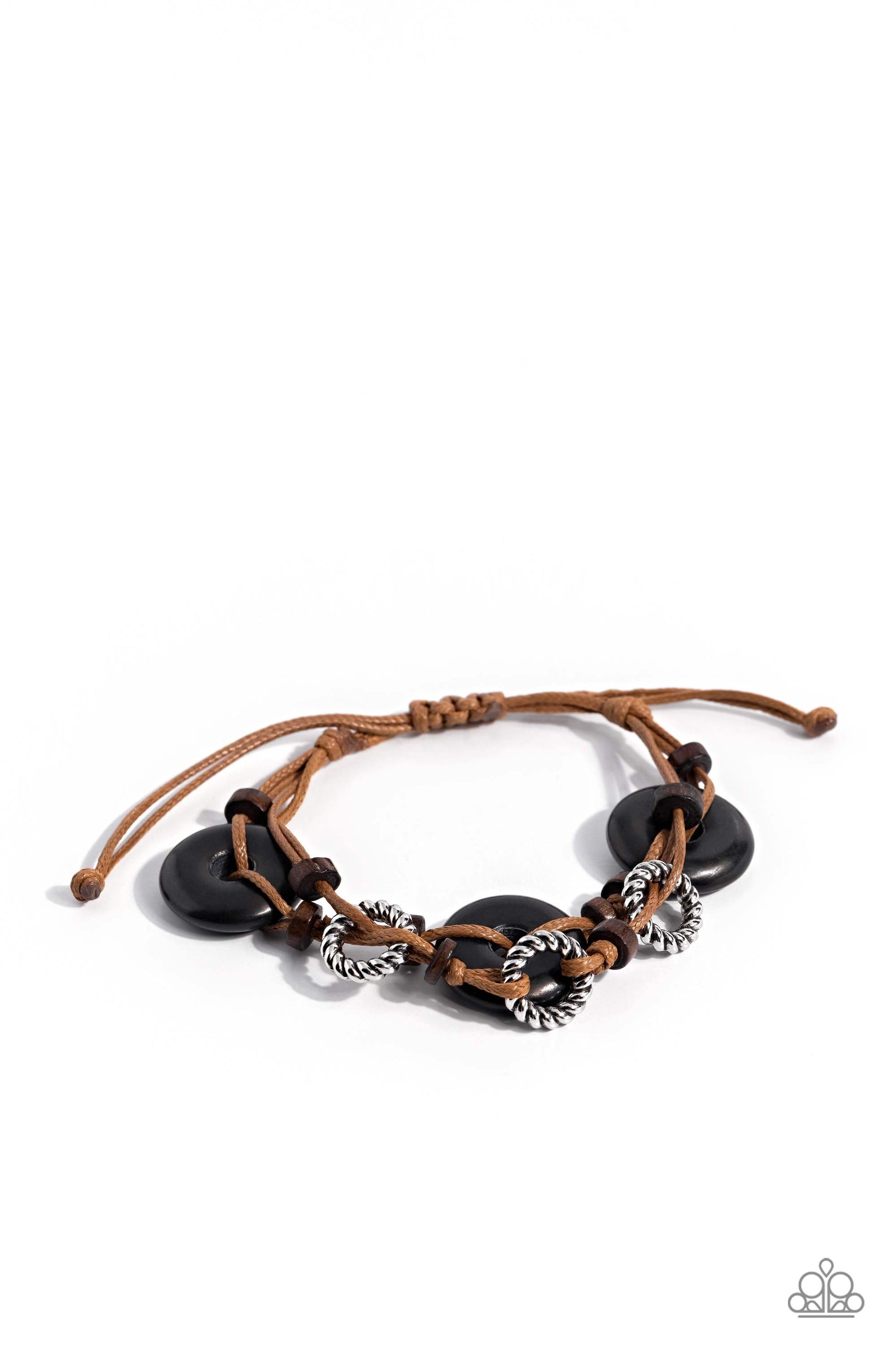 Quarry Quandary - black - Paparazzi bracelet