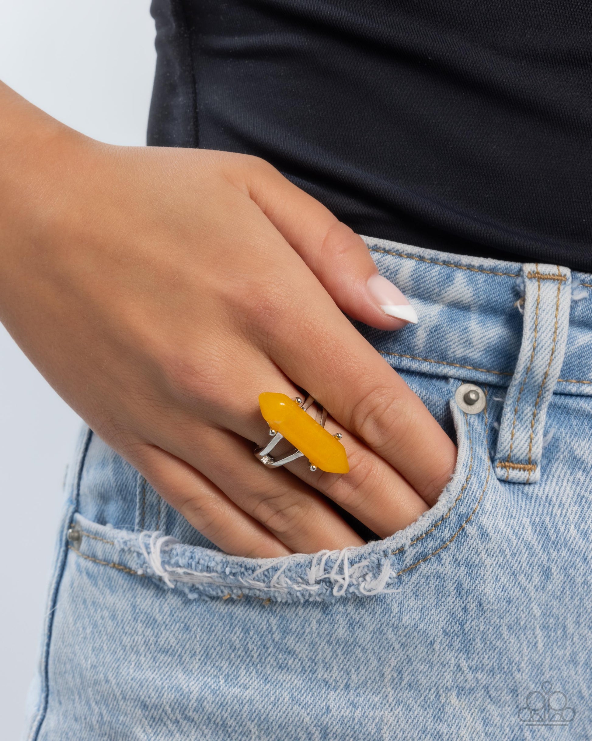 Quartz Quest - yellow - Paparazzi ring