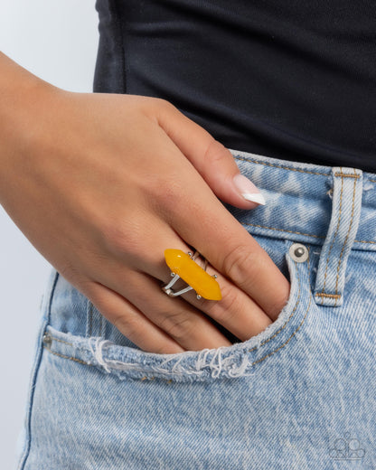 Quartz Quest - yellow - Paparazzi ring